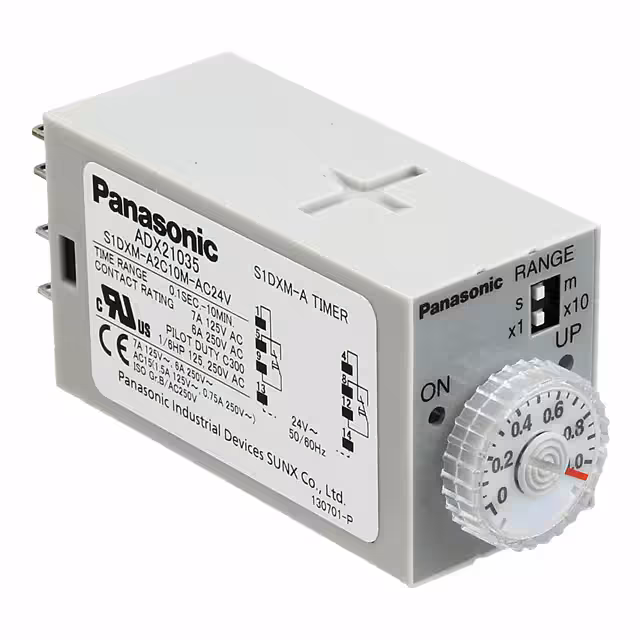 S1DXM-A2C10M-AC24V Panasonic Industrial Automation Sales Relais temporisés